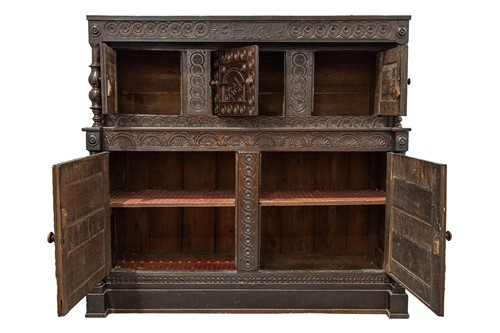Lot 120 - A Large 17th century and later oak Court...