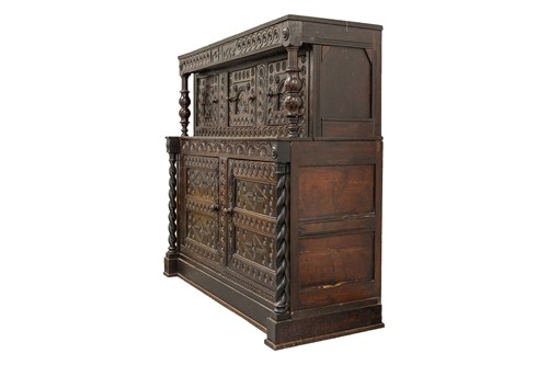 Lot 120 - A Large 17th century and later oak Court...