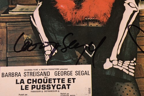 Lot 36 - Autographs: Barbra Streisand and George Segal,...