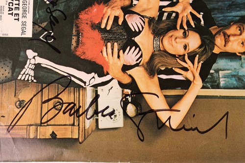 Lot 36 - Autographs: Barbra Streisand and George Segal,...