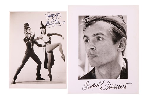 Lot 37 - Autographs: Ballet interest - Rudolf Nureyev...