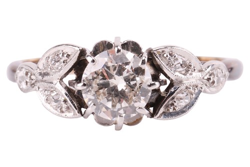 Lot 103 - A diamond dress ring, featuring an old-cut...