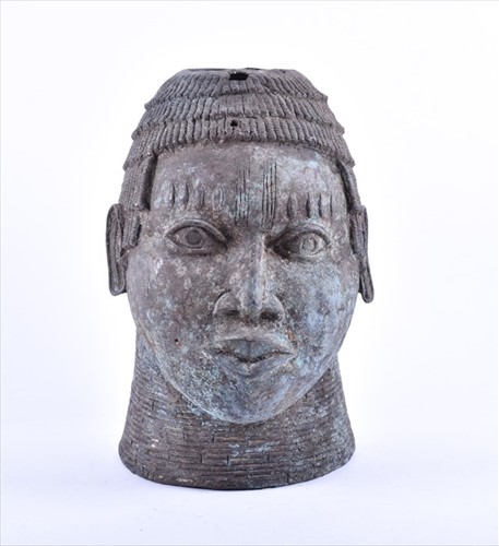 Lot 262 - After Benin School, 20th century Head 'Owujoto'...