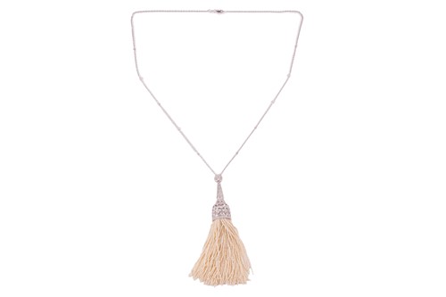 Lot 159 - A Belle Époque-style diamond and seed pearl...