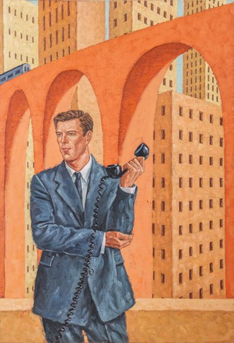 Lot 35 - Rod Judkins (British b.1956), Untitled, oil on...