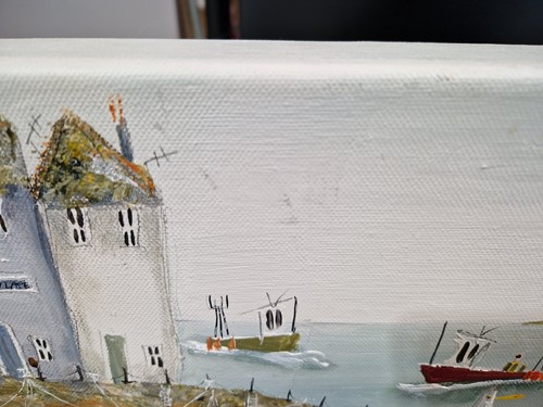 Lot 28 - Rebecca Lardner (b.1971), Seagull Wharf,...