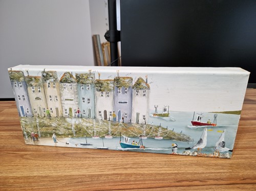 Lot 28 - Rebecca Lardner (b.1971), Seagull Wharf,...