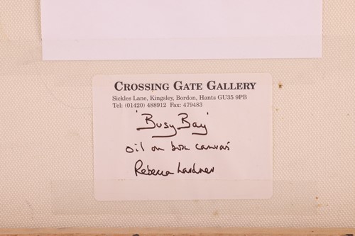 Lot 1 - Rebecca Lardner (b.1971), 'Busy Bay', signed...