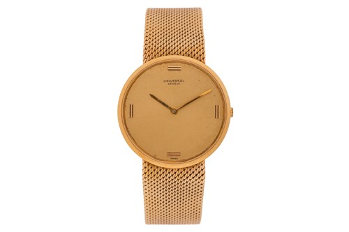 Lot 266 - Universal Geneve 18ct Gold Wristwatch...