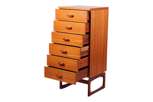 Lot 113 - A composite suite of mid-century teak and teak...