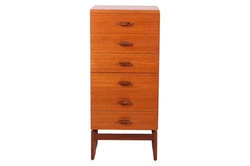 Lot 113 - A composite suite of mid-century teak and teak...