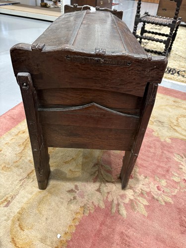 Lot 103 - A 16th-century Vernacular oak Meal Ark/Coffer,...