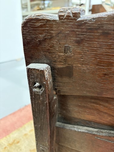 Lot 103 - A 16th-century Vernacular oak Meal Ark/Coffer,...