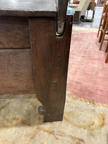Lot 103 - A 16th-century Vernacular oak Meal Ark/Coffer,...