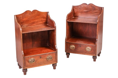 Lot 69 - A pair of 19th-century and later mahogany...