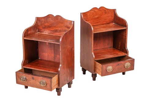 Lot 69 - A pair of 19th-century and later mahogany...