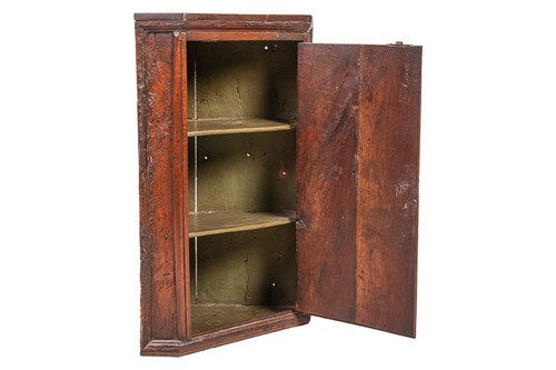 Lot 112 - An 18th-century single-door hanging corner...