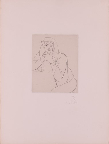 Lot 7 - Henri Matisse (French 1869-1954) Jeune femme...