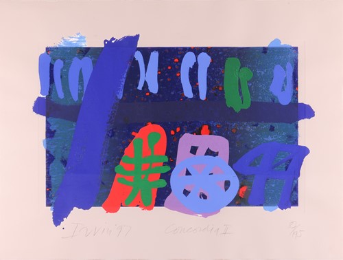 Lot 45 - Albert Irvin (1922-2015), 'Concordia II',...