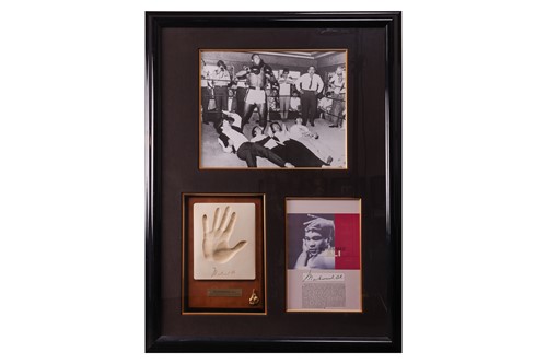 Lot 360 - Muhammad Ali (1942-2016), A plaster cast of...