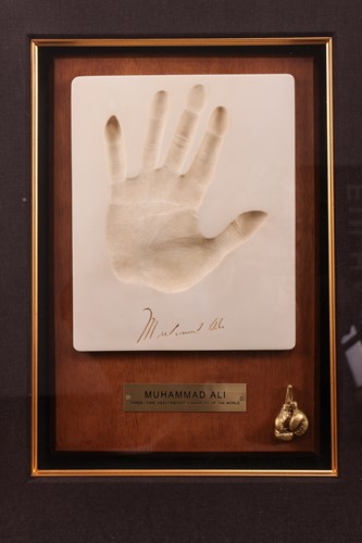 Lot 360 - Muhammad Ali (1942-2016), A plaster cast of...