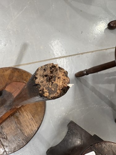 Lot 109 - An early 19th-century English elm cricket...