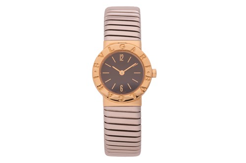 Lot 262 - A Bulgari Ladies Wristwatch Model: 88 23 2T...