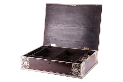 Lot 134 - An 18th-century Vizagapatam worked Macassar...