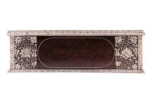 Lot 134 - An 18th-century Vizagapatam worked Macassar...