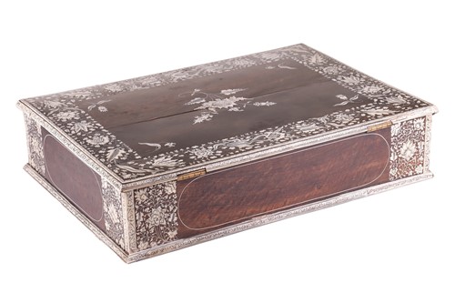 Lot 134 - An 18th-century Vizagapatam worked Macassar...