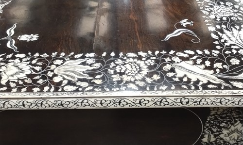 Lot 134 - An 18th-century Vizagapatam worked Macassar...