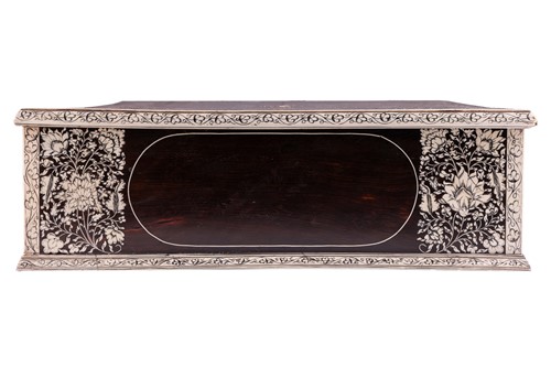 Lot 134 - An 18th-century Vizagapatam worked Macassar...