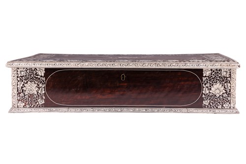 Lot 134 - An 18th-century Vizagapatam worked Macassar...