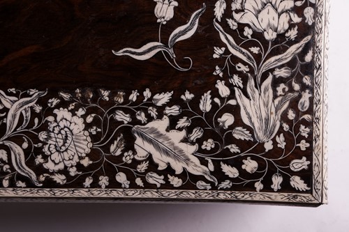 Lot 134 - An 18th-century Vizagapatam worked Macassar...