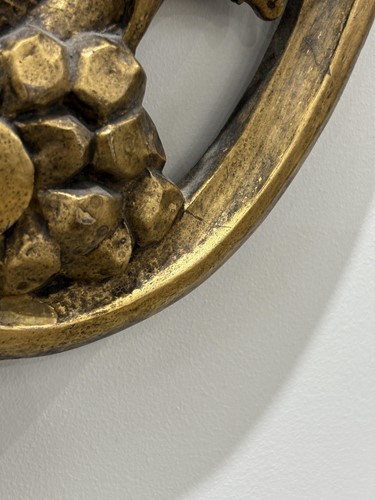 Lot 141 - A 19th-century oval carved wood and gilt gesso...