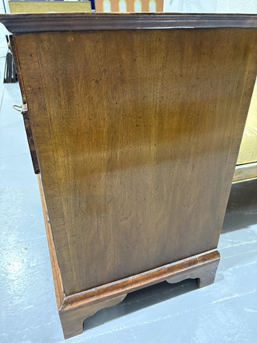 Lot 91 - George I and later field walnut chest of two...
