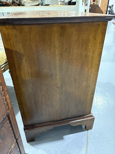 Lot 91 - George I and later field walnut chest of two...