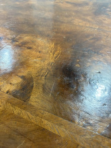 Lot 91 - George I and later field walnut chest of two...