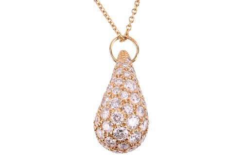 Lot 214 - Tiffany & Co. - an Elsa Peretti diamond-set...