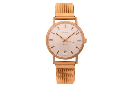Lot 256 - A Garrard 9ct Gentleman's Wristwatch Serial:...