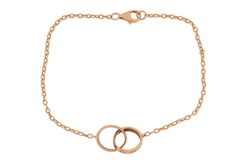 Lot 181 - Cartier- a 'LOVE' chain bracelet in 18ct...