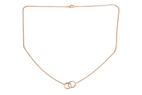 Lot 173 - Cartier - a 'LOVE' necklace in 18ct yellow...