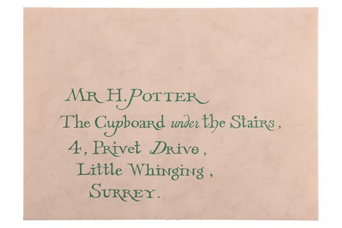 Lot 108 - Harry Potter: Hogwarts Acceptance Envelope -...