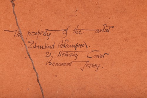 Lot 8 - Edmund Blampied (British 1886-1966) Vraicking,...
