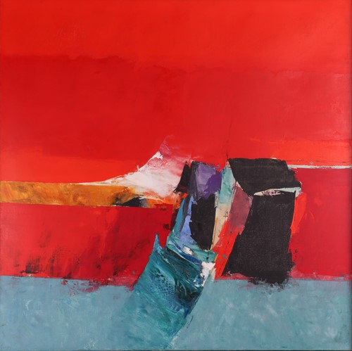 Lot 49 - Donald Hamilton Fraser (British 1929-2009) Red...