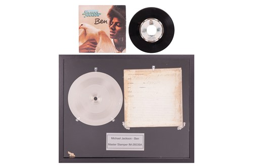 Lot 140 - Michael Jackson: 'Ben', Original Master...