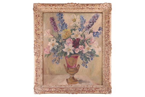 Lot 36 - Olive Snell (British 1888-1962), Still life of...