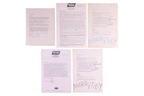 Lot 93 - The Smiths: A collection of original ephemera,...
