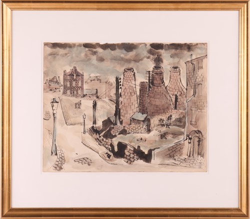 Lot 65 - Julian Trevelyan (British 1910-1988) Potteries...