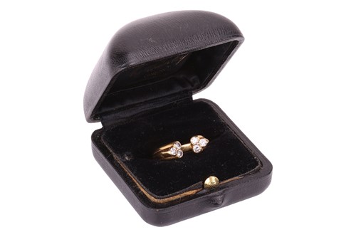 Lot 164 - Kutchinsky - a diamond-set open ring in 18ct...